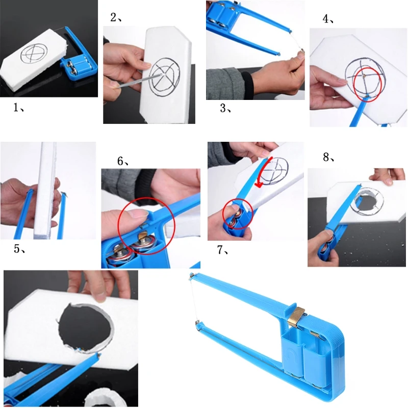 

Creative Foam Styrofoam Cutter Cutting Machine With Spare Wire Craft Tool Dropshipping