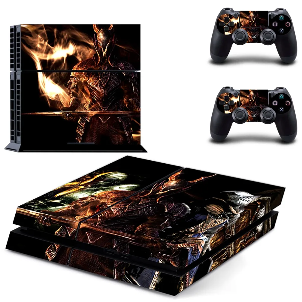 Dark Souls PS4 кожи Стикеры наклейка для Sony DualShock Игровые приставки 4 консоли и 2