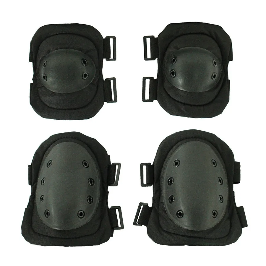 

CS knee pads elbow pads four-piece suit wear-resistant soft shell tactical knee pads For hunting, outdoor sports.