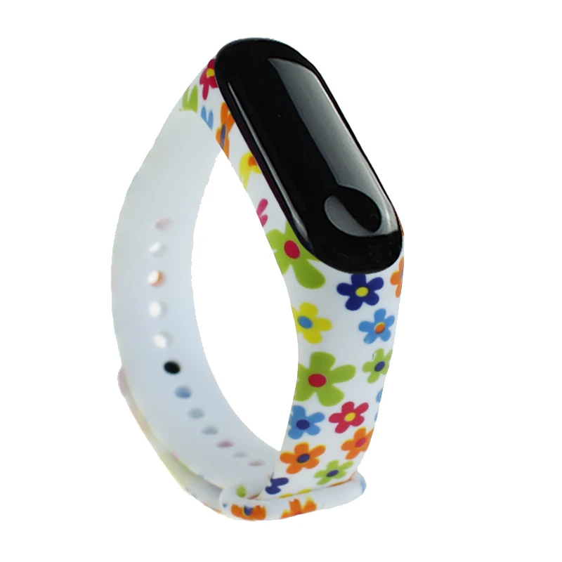 Soft Print Bracelet For Xiaomi Mi Band 3 Watch Replacement Wrist Strap Mi3 Smart Miband 4 Wristband | Электроника