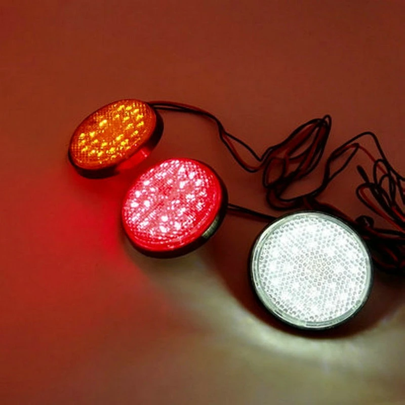 1 шт * Красный Прямоугольник len LED отражатели тормозной Светильник Универсальный
