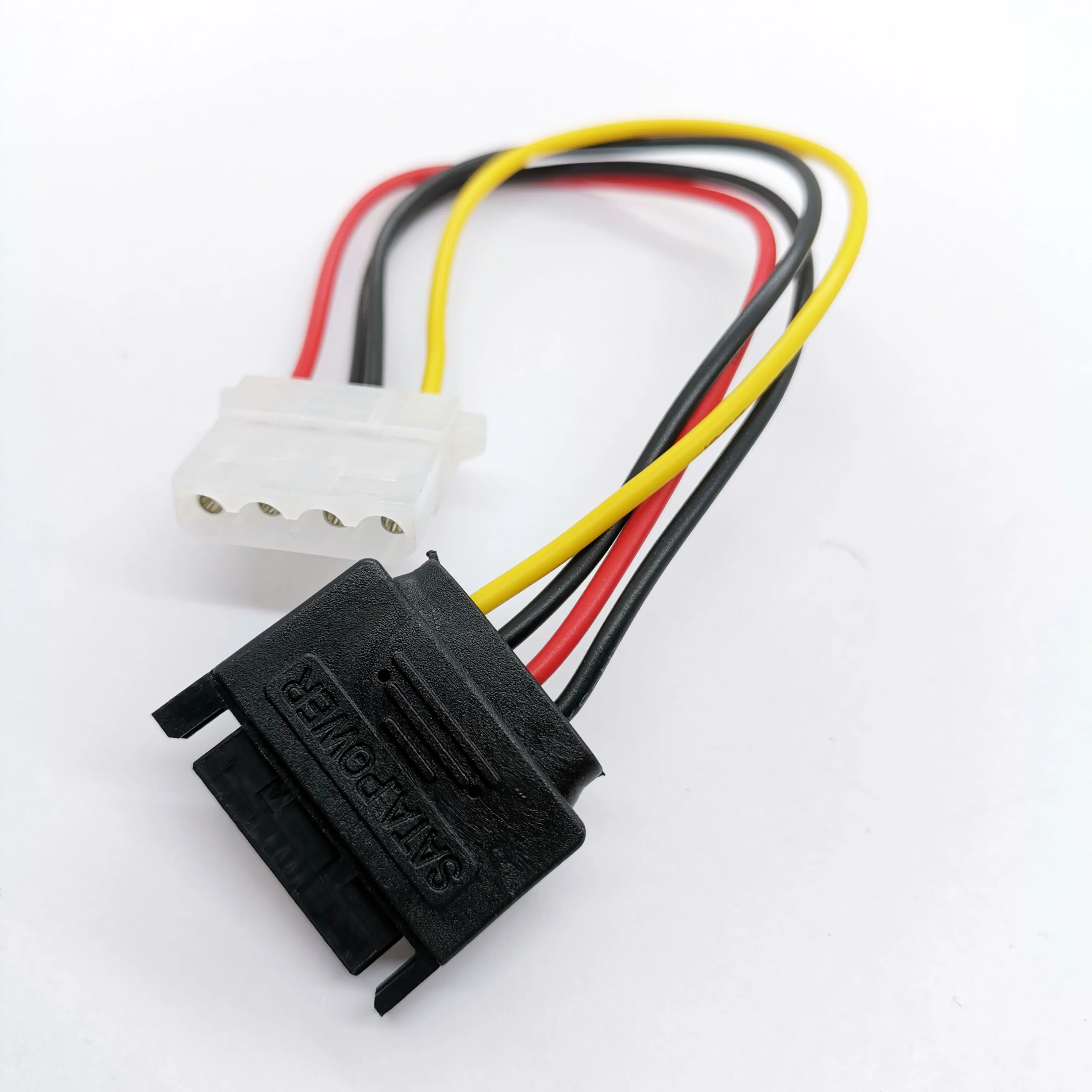 Кабель питания для жесткого диска SATA 15 контактов штекер IDE большой 4 контакта