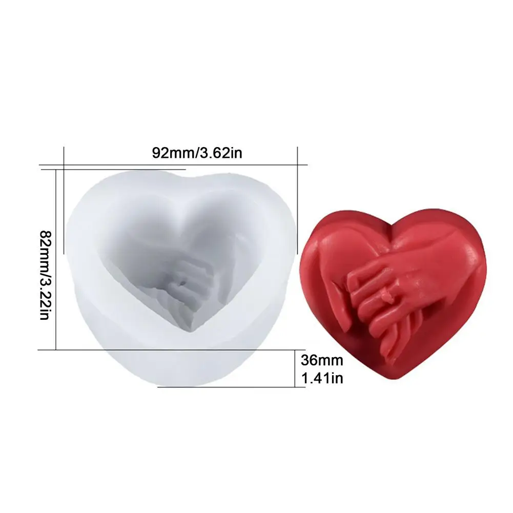 Силиконовые формы в виде свечи для изготовления свечей форма форме сердца