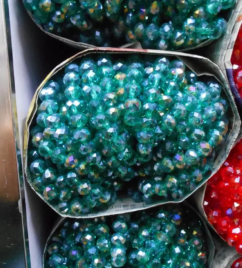 140 шт. бусины из австрийского хрусталя с гранями 3 х4 мм|beads loose|crystal glass beadsround beads |