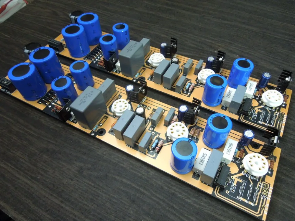 Douk Audio German D.Klimo LAR Gold Plus Tube MM/MC Phono Stage Pre усилитель Board DIY Kit|Усилители мощности| |