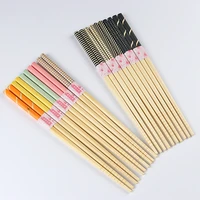 eco friendly printed bamboo chopsticks geometric patterns for lovers sisters kids girl 22 5 cm 5 pairs
