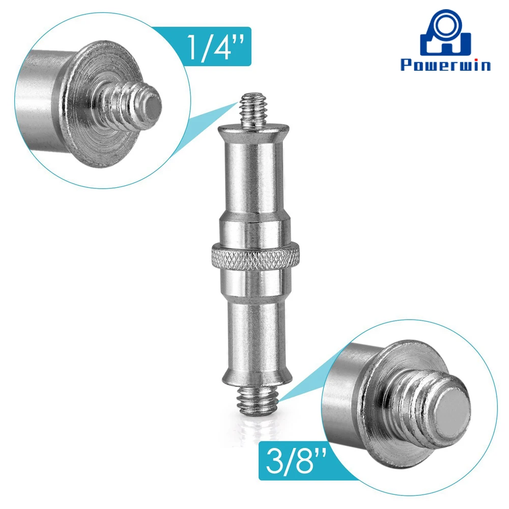 Штатив-Трипод Powerwin с резьбовым креплением для DSLR камеры 1/4 &quotдо 3/8&quot студийный