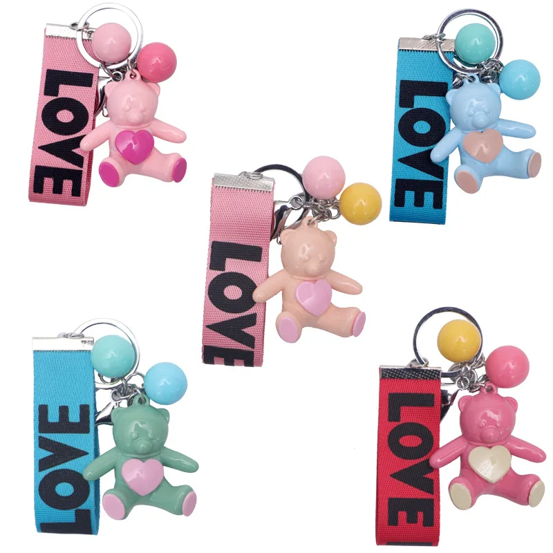 Лента милый брелок волшебный медведь креативный автомобиль сумка