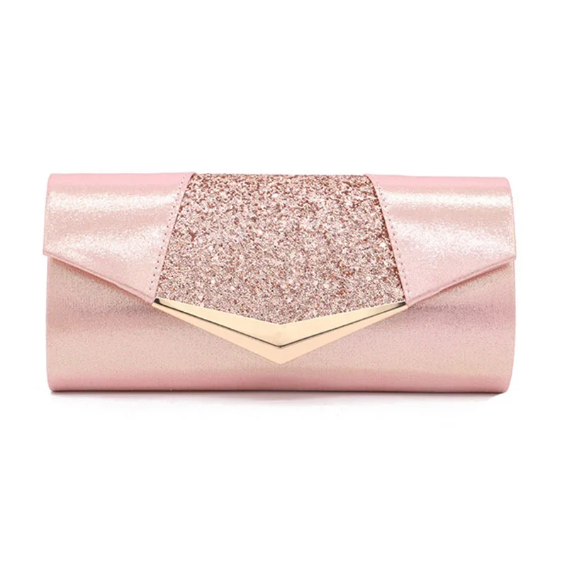 women Fashion sequined clutch bag coin purse chain Shoulder Messenger Bag handbag ladies banquet bar KTV club Party Evening bag