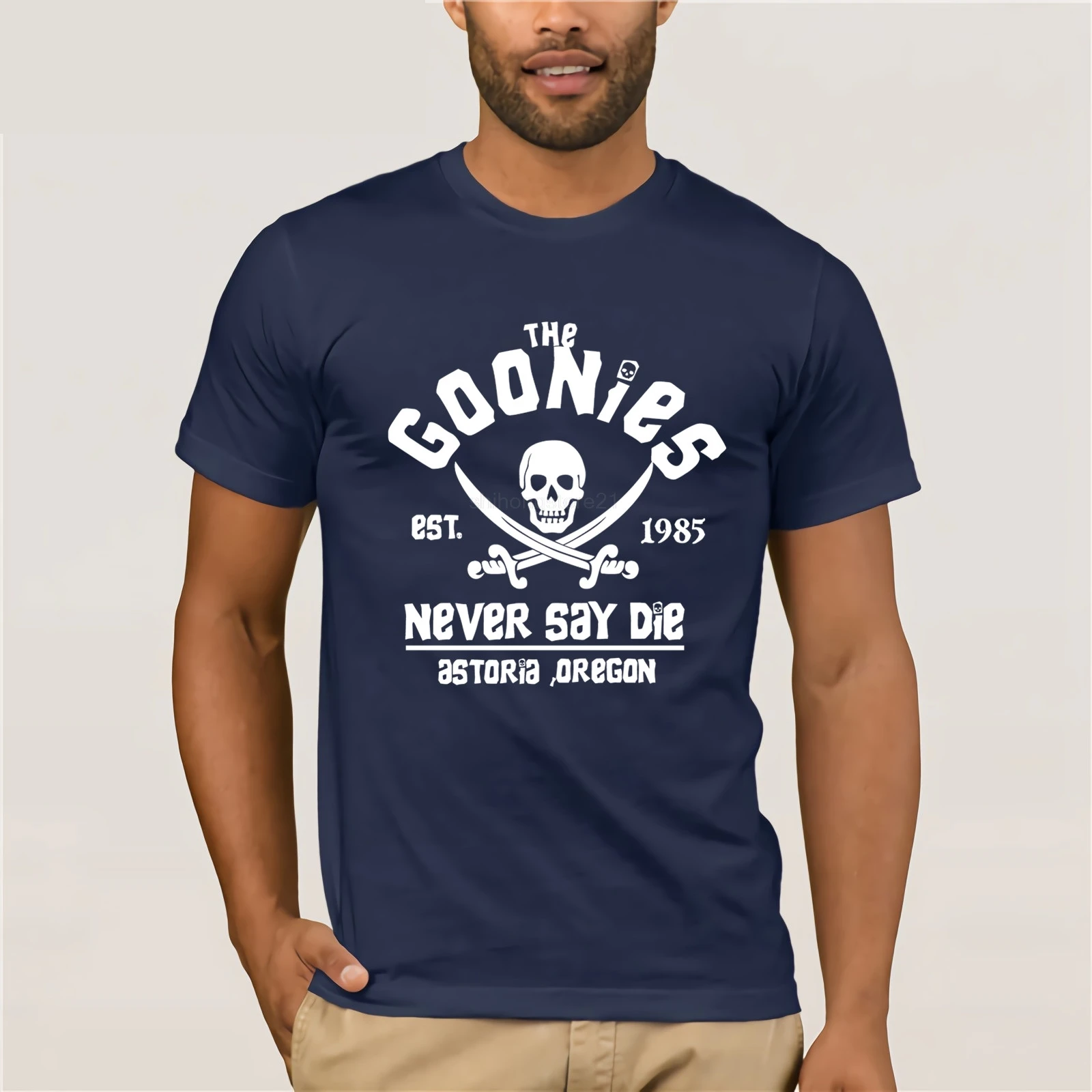 Мужские футболки goonies of astoria футболка с пиратским черепом homme один предмет королем