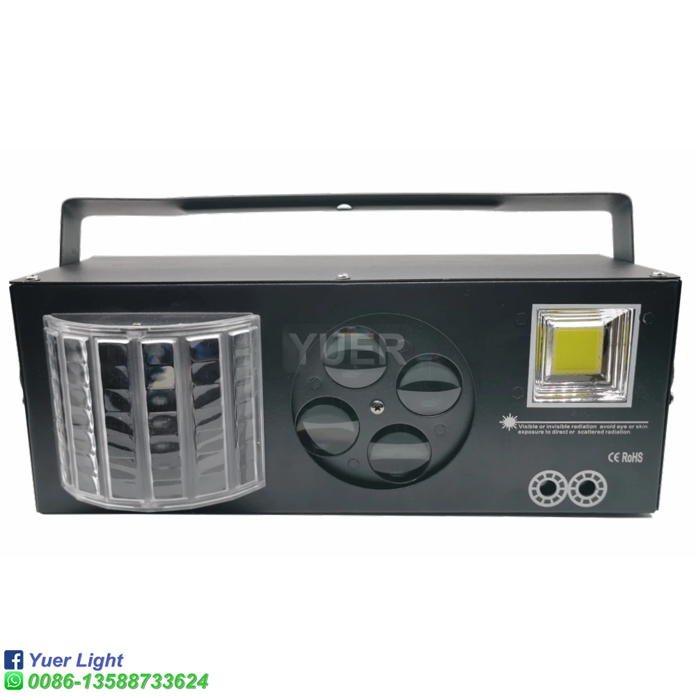 Good Quality LED Laser Strobe 4in1 DMX512 Stage Effect Lights For DJ Disco Birthday Party Wedding Decoration Clubs And Bar |