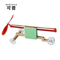 technology mini production rubber band power car scientific inquiry experimental materials free shipping