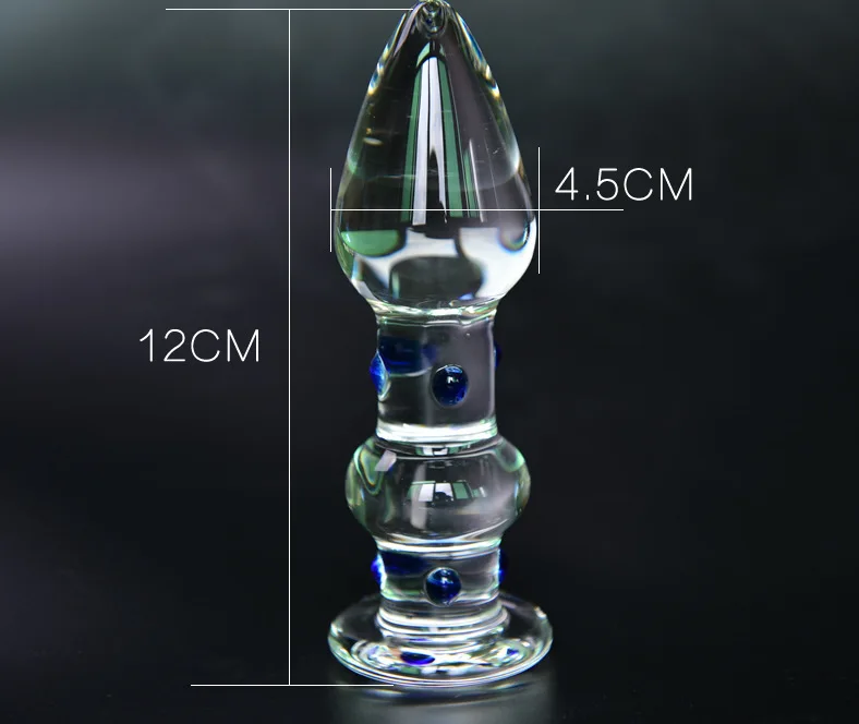 Oyo штекер большой Анальная пробка со стразами влагалище мяч Pyrex Стекло анальные