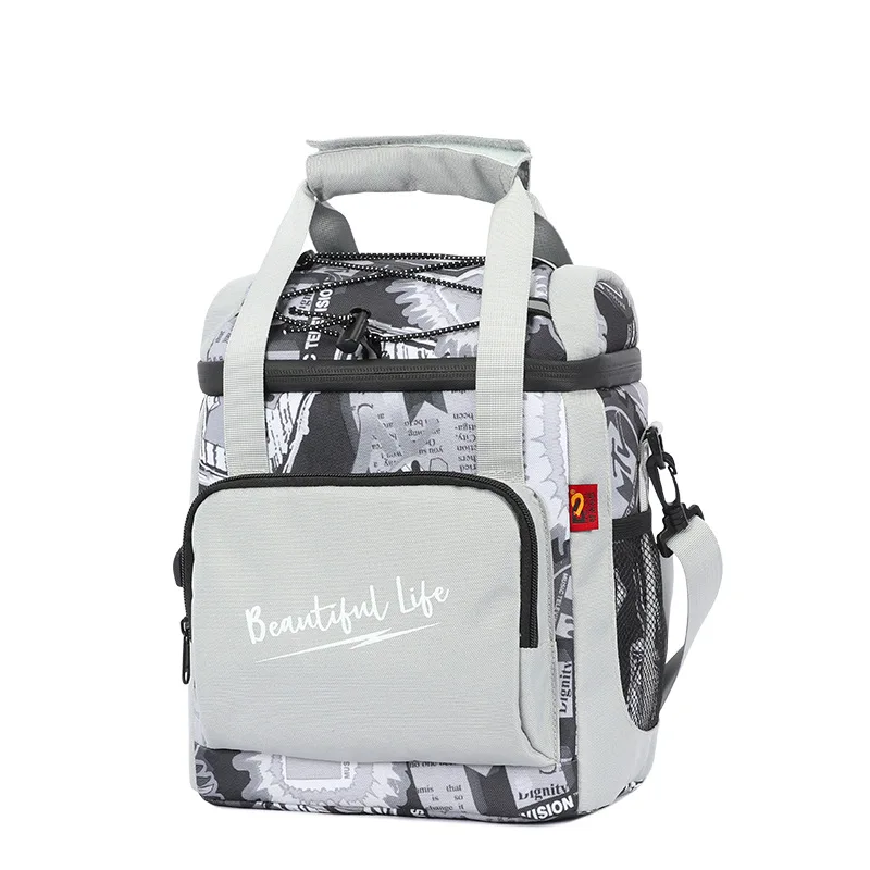 

Waterproof Cooler Bag For Men Women Portable New Pattern Food Beer Work Lunch Camping Hiking Insulation Outdoor Picnic Backpack