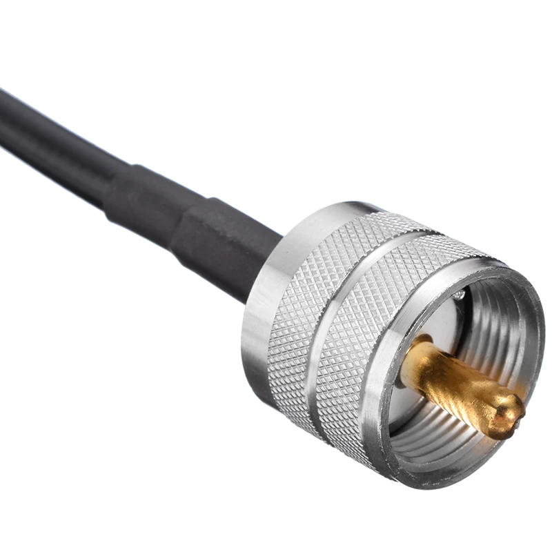 50 см UHF PL259 разъемы Штекерный штекер коаксиальный косичка Соединительный кабель Шнур RG58 коаксиальный кабельный разъем