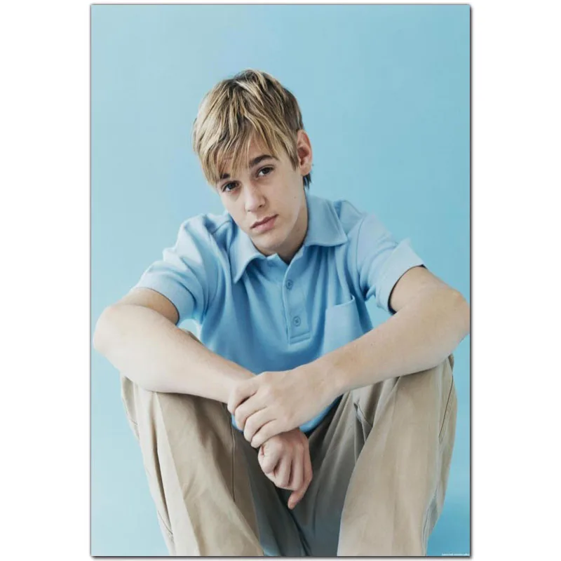 Плакат на холсте Аарон Картер для домашнего декора настенный тканевый постер