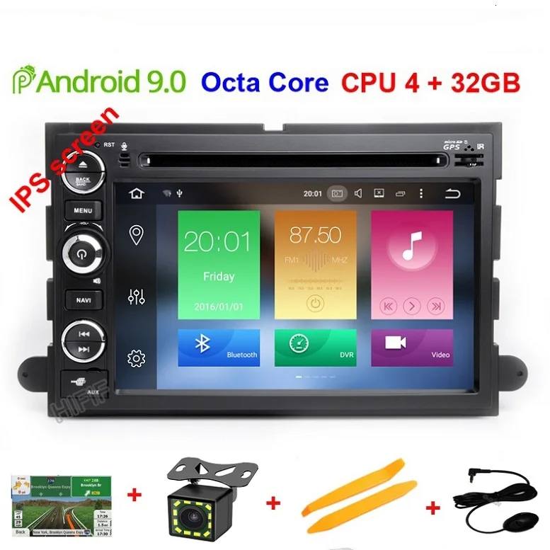 Octa Core 4G 32G Android 9,0 автомобильный dvd-плеер для Ford F150 F350 F450 F550 F250 Fusion Expedition Mustang Explorer Edge2GB ram BT Wifi стереоплеер - Цвет: Octa Core 4G 32G