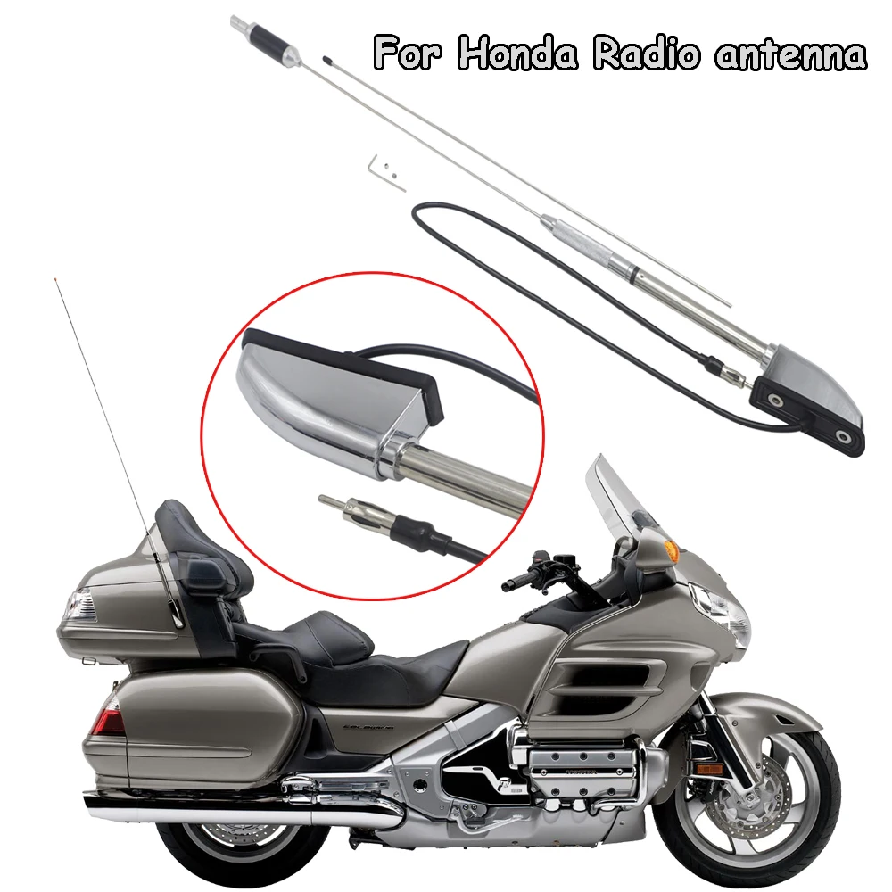 

Motorcycle For Honda Gold Wing GL1500 2006-2016 GL1800 2001-2005 radio radio antenna suitable