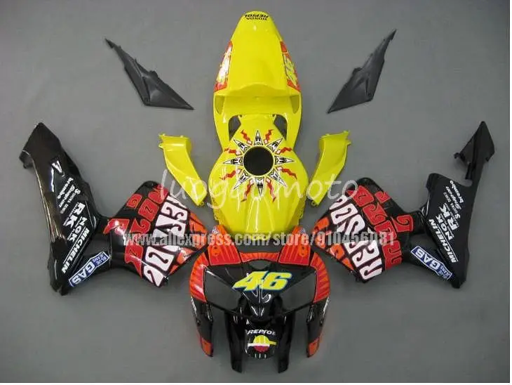 

Обтекатели для кузова и подарков для HONDA CBR 600RR, красный, желтый, черный, CBR600 RR F5 05 06 CBR600RR F5 2005 2006