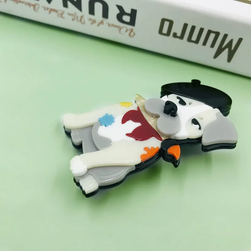 Акриловые детские заколки ZiccoWong для женщин детей милые животные с кисточкой