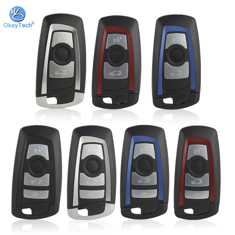 Сменный Чехол для смарт-ключей OkeyTech BMW CAS4 F 3 5 7 Series E90 E92 E93 X5 F10 F20 F30 F40 чехол