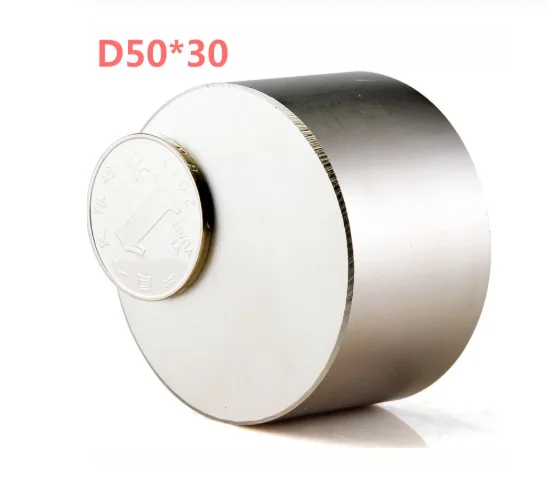 

Neodymium Magnet N52 40x20mm 50x20mm 50x30mm Super Strong Round Rare earth Powerful NdFeB Gallium metal magnetic speaker