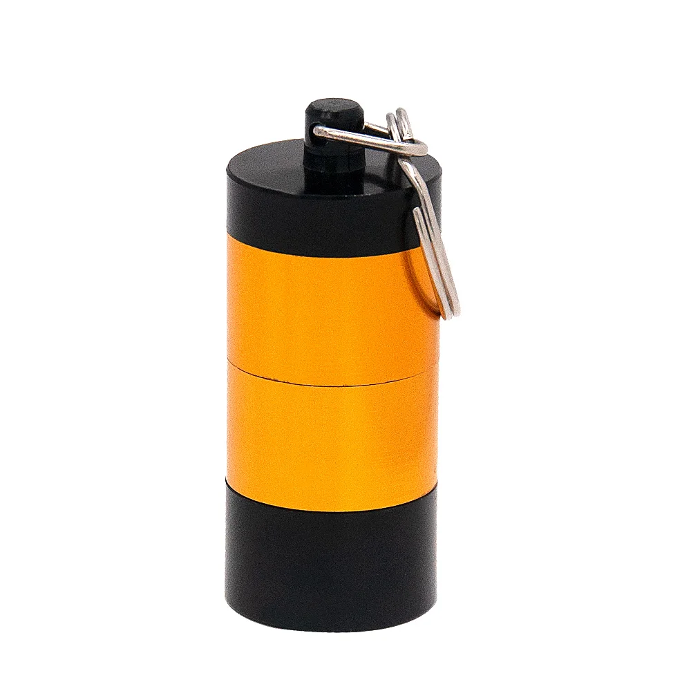 Gold-Black HORNET банка для хранения-герметичный алюминиевый контейнер с защитой от запаха 4 шт. чехол для специй коробка для табака "вы можете собрать его самостоятельно" - Цвет: Gold-Black