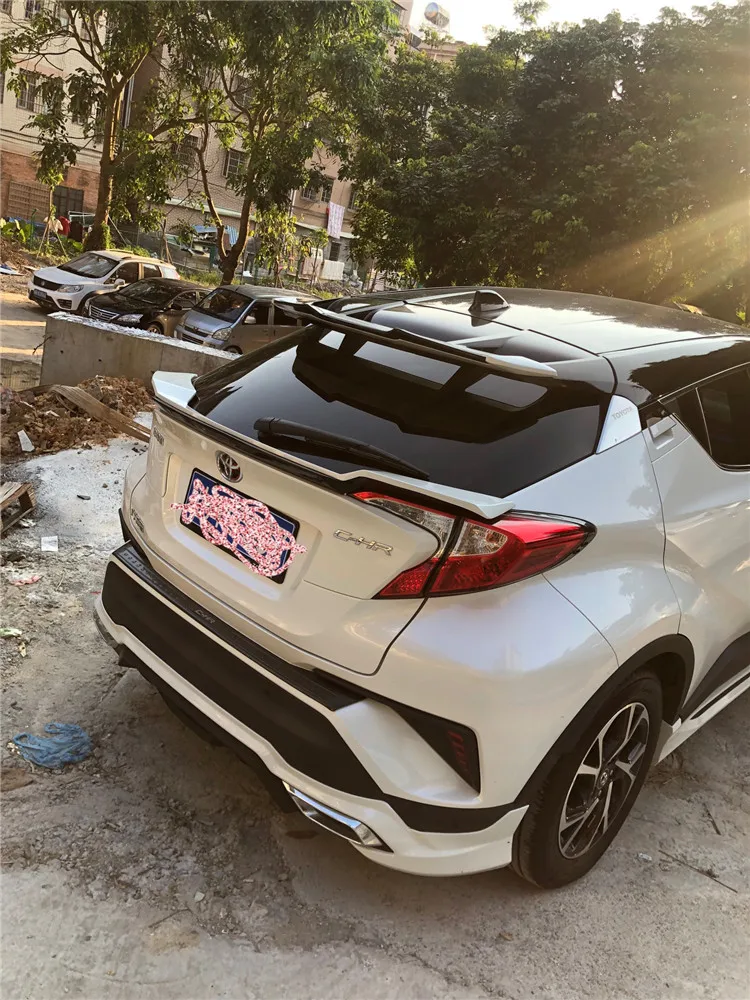 Спойлер на крышу для Toyota C-HR высококачественный спойлер из АБС-пластика заднего