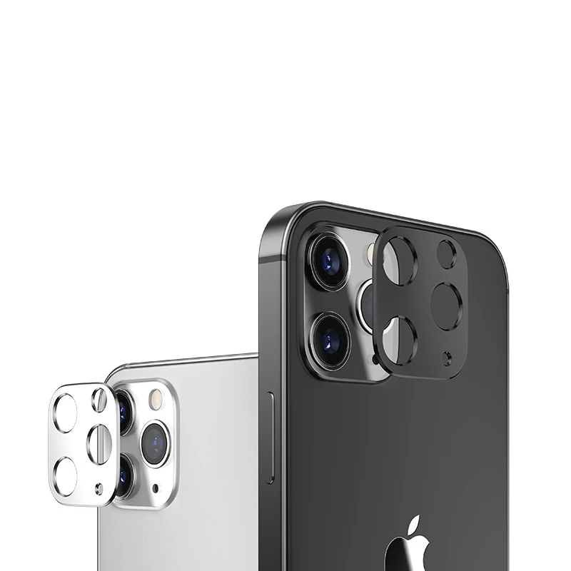 Металлическая крышка объектива камеры для Apple iPhone 12 Pro Max ультра тонкая
