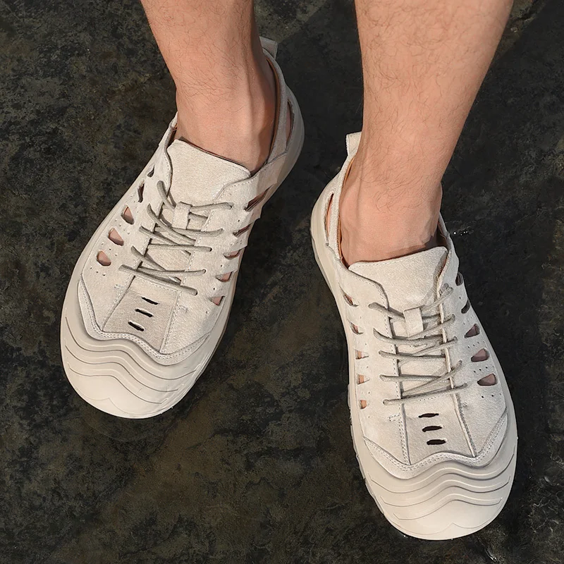 

Сандалии мужские спортивные, пляжная обувь для пар, дышащие, шлепанцы, кроссовки, летние