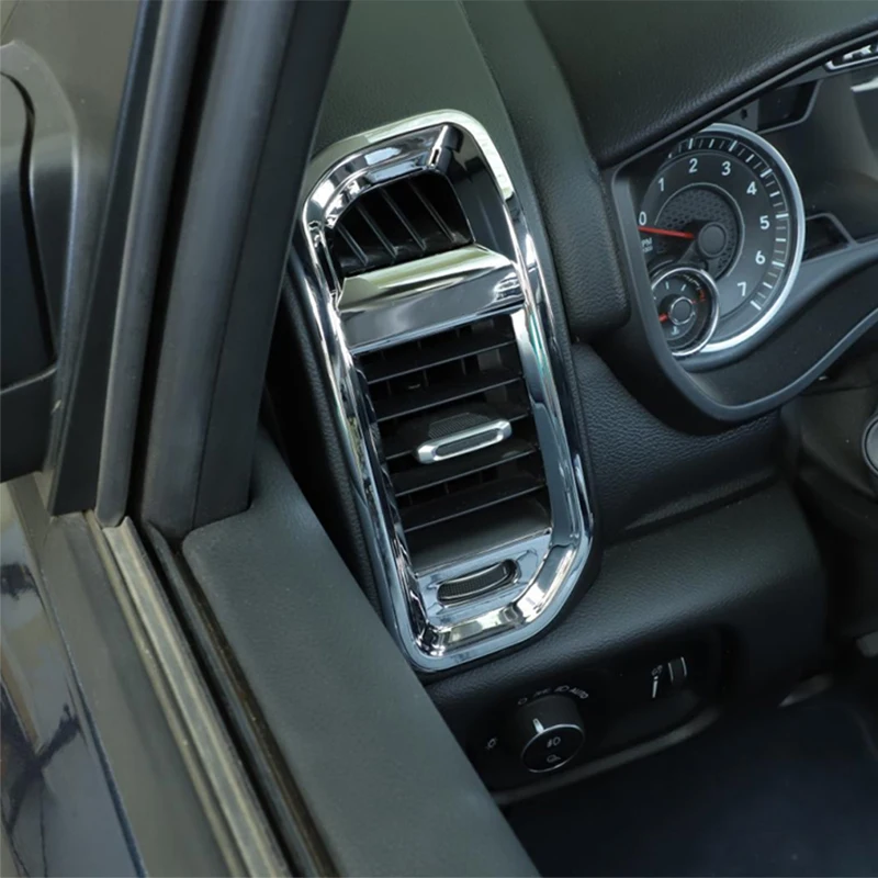 

for Dodge Ram 1500 2018 2019 2020 2021 Interior Accessories Center Console Side Air Vent Outlet Cover Trim