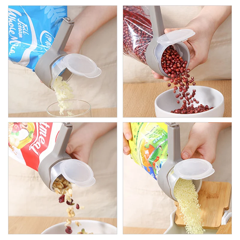 Зажим для хранения свежести закусок пластиковый упаковщик пакетиков чай