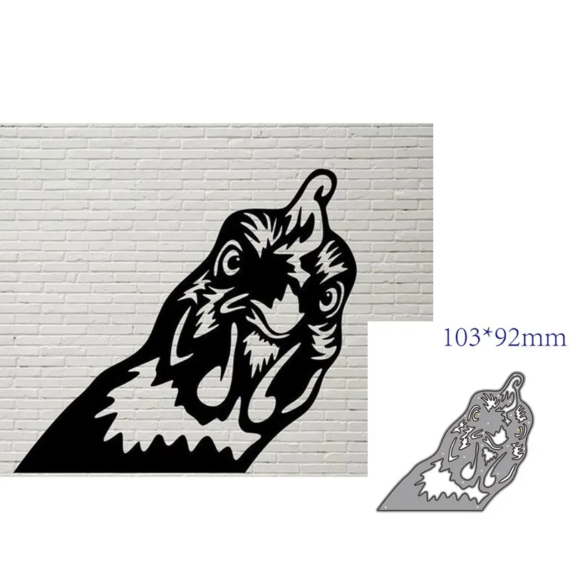 Набор вырубных штампов из металла для резки Animal chicken decoration Scrapbook paper craft knife mould blade punch stencils.