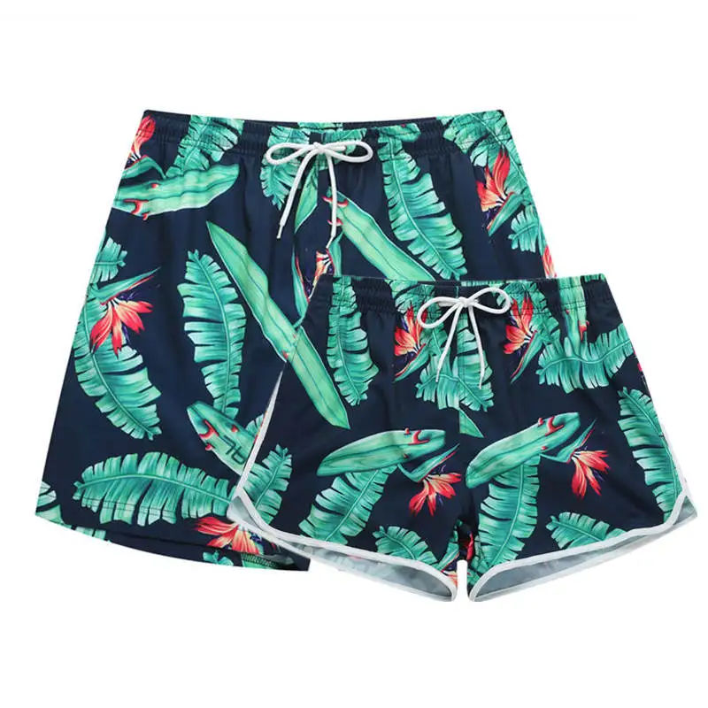 Купальник для пар пляжные шорты плавания мужчин и женщин купальный костюм