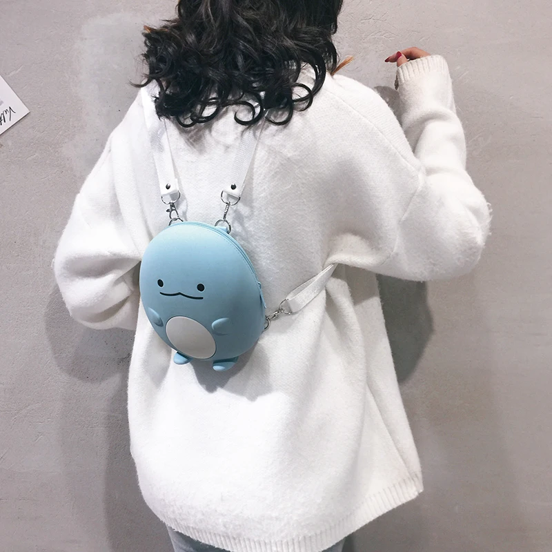 Большой Ёмкость рюкзаки Для женщин мягкая силиконовая сумка на плечо для