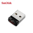 Флеш-накопитель SanDisk Mini, 64 ГБ, 32 ГБ, 16 ГБ, 8 ГБ, USB флеш-накопитель, u-диск, USB ключ, USB 2,0, SDCZ33, флешка для ПК, 100% оригинал