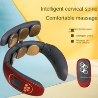 6 head cervical massager neck pain relief tool health care relaxation cervical spine hot compress physiotherapy neckology