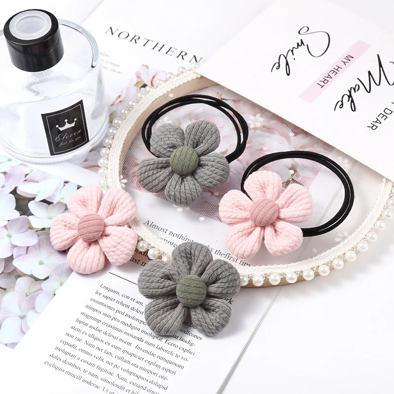 Милый тканевый цветок ручной работы DIY для изготовления Ободка волос повязка