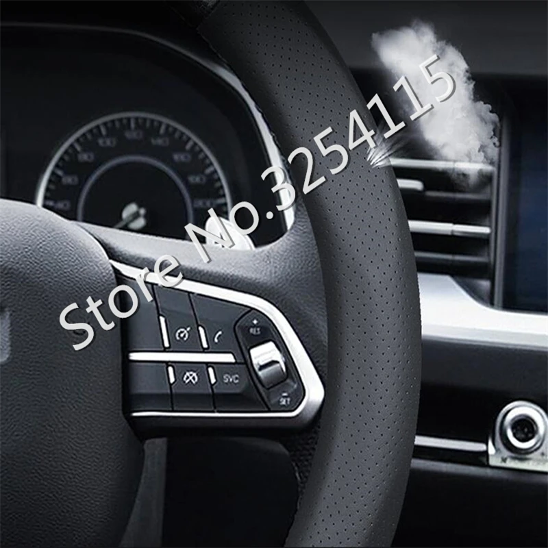 Кожаный чехол на руль автомобиля 38 см для Fiat 500x 500c 500l Panda Qubo Doblo Tipo Palio Perla Siena Freemont