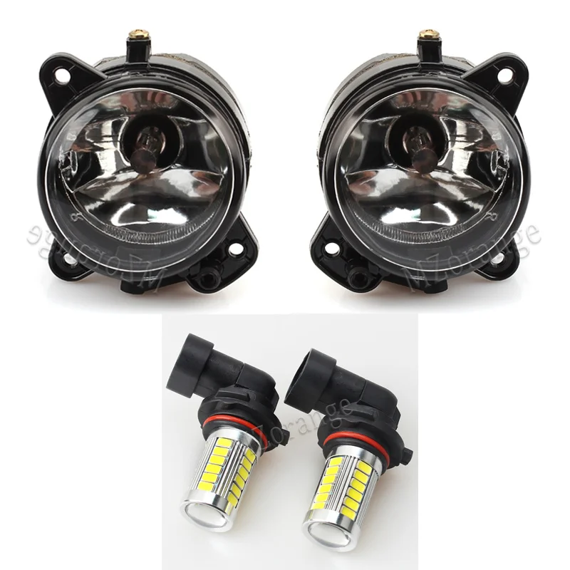 2pcs led fog lights Для Volkswagen Transporter T5 противотуманный светильник Multivan Caravelle 2003-2010 галогенный светодиодный противотуманный светильник s Противотуманные фары DRL головной светильник противотуманный светильник s - Цвет: 2pcs led fog lights