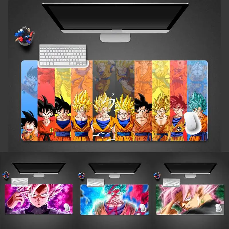 

Design-Dragon Balls WuKong Customized MousePads Computer Laptop Anime Mouse Mat X XL XXL Non-slip Cushion Thickness 2mm