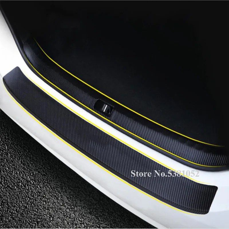 

Car Rearguards Rear Bumper Trunk Trim For Mazda 3 Axela 2020 2019 Bumper Pedal Exterior Interior Sticker Car Styling