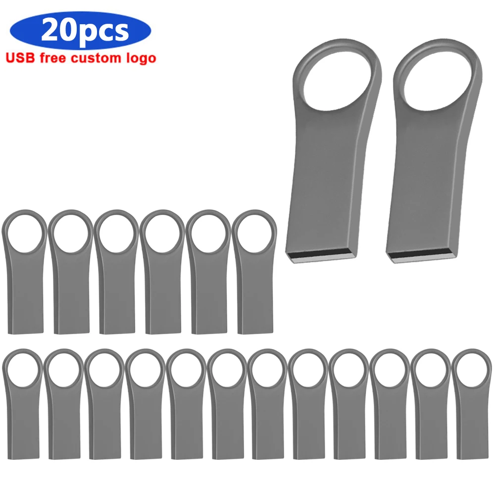 

Usb флеш-накопитель 20 шт./лот, 64 ГБ, 128 ГБ, флеш-накопитель 32 ГБ, водонепроницаемый флеш-накопитель 16 ГБ, 8 ГБ, Usb 2,0, Usb-флешка, подарок