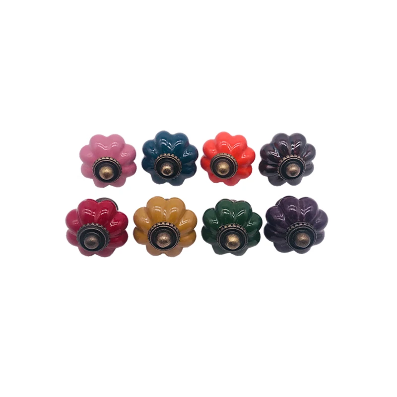 1 шт. фарфоровые дверные ручки для шкафа пастырской страна мебель коттеджей