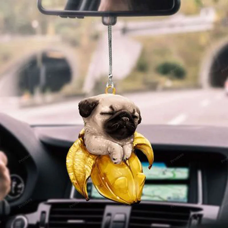 

Car Pendant Hanging Ornaments Cat Dog Home Automobiles Ornament Decoration Creative Gift For Auto Rear View Mirror