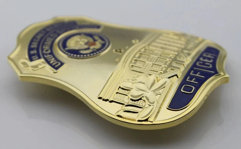 Классическая униформа Секретная служба США/офицер USSS копия Фильма Prop Pin Badge