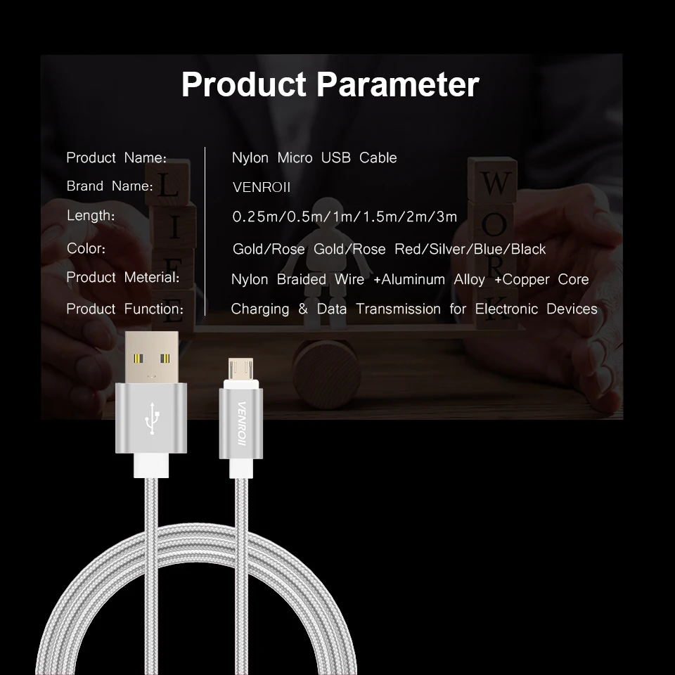 Кабель Micro USB для передачи данных и зарядки 1 м 2 3 шнур быстрой телефонов Xiaomi Redmi Note