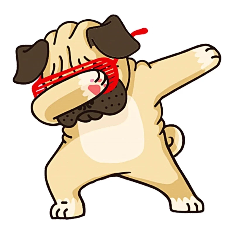 

15*15CM 3D Car Accessories Funny Dog Stickers Window Ipad Decoration Skateboard Motorcycle Body Styling