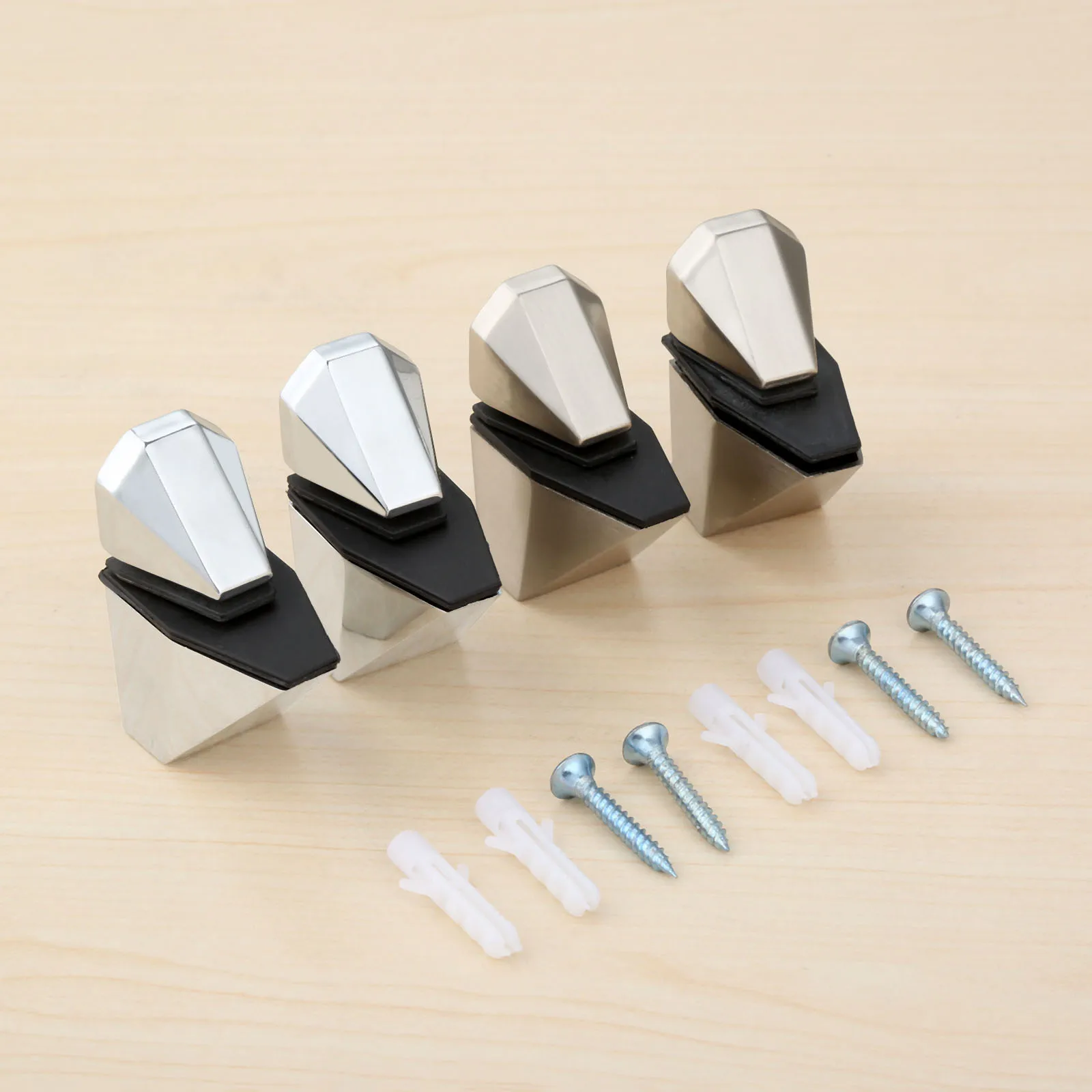 DRELD 2 шт. регулируемые стеклянные зажимы кронштейны с покрытием из стекла