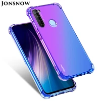 colorful gradient soft case for xiaomi mi 8 shockproof cover for xiaomi mi 8 6 21inch 2018 cases silicone airbag protective capa